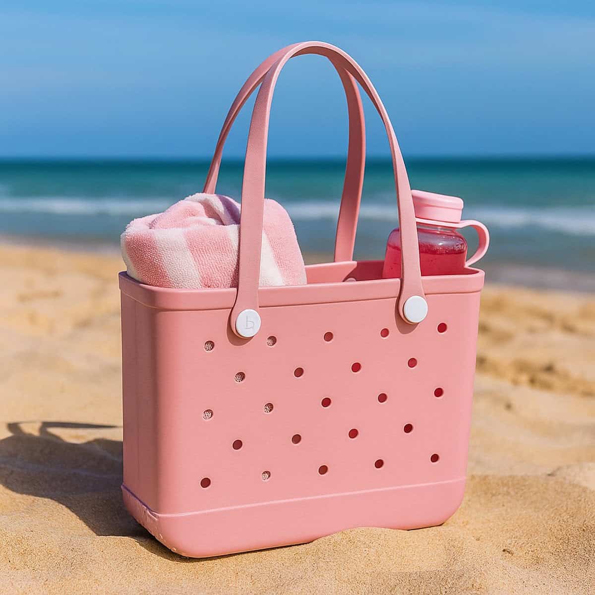 Ariane - Borsa da Spiaggia & Borsa XL per il Weekend – Rosa Chiaro – Impermeabile e Resistente alla Sabbia