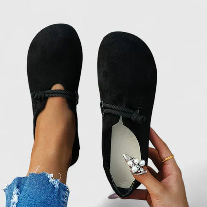 Scarpe Ballerina Comode per Donna – Flats Slip-On Morbidi con Decorazione a Lacci