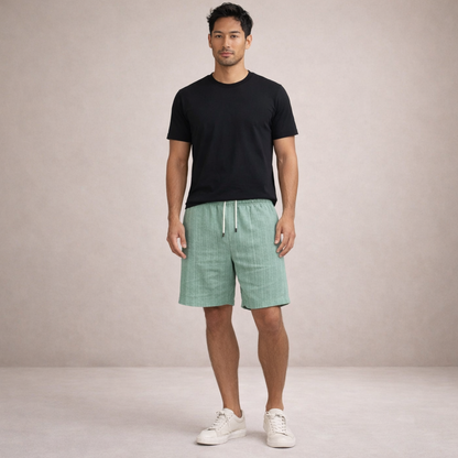Pantaloni corti estivi casual per uomo con coulisse – Pantaloni leggeri per il tempo libero traspiranti e comodi