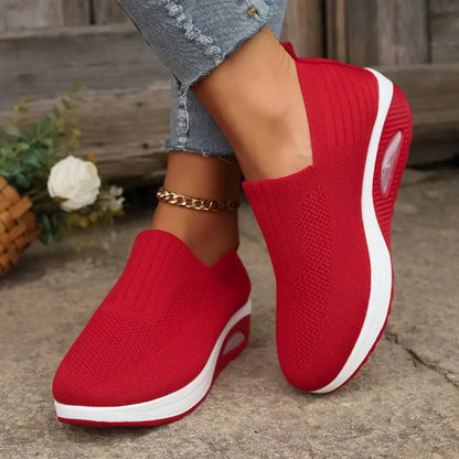 Sneaker ortopediche Slip-On per donne – Suola ad aria confortevole e alleviante