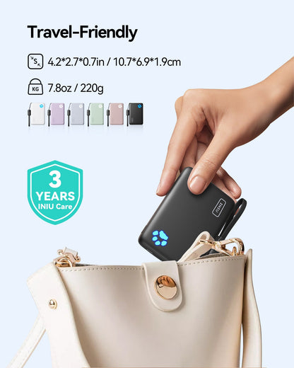 Powerbank magnetica da 10.000mAh – Ricarica wireless da 15W e ricarica rapida da 30W per iPhone e MagSafe