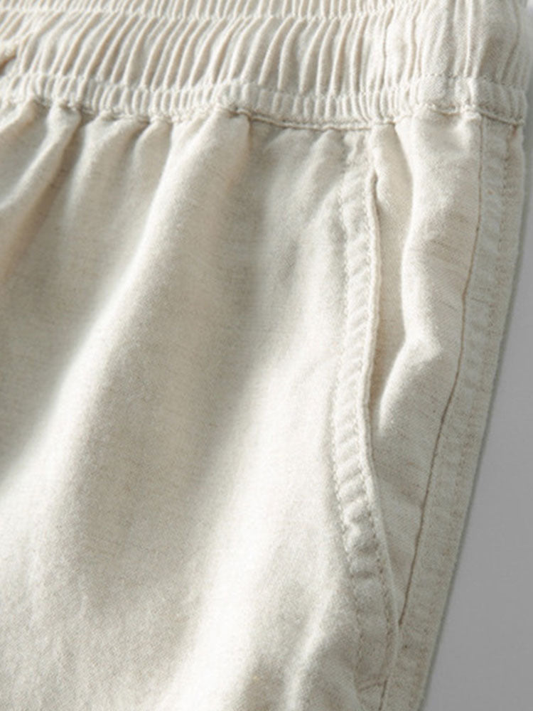 Set estivo leggero in camicia e pantaloni per uomo – Outfit casual in misto lino