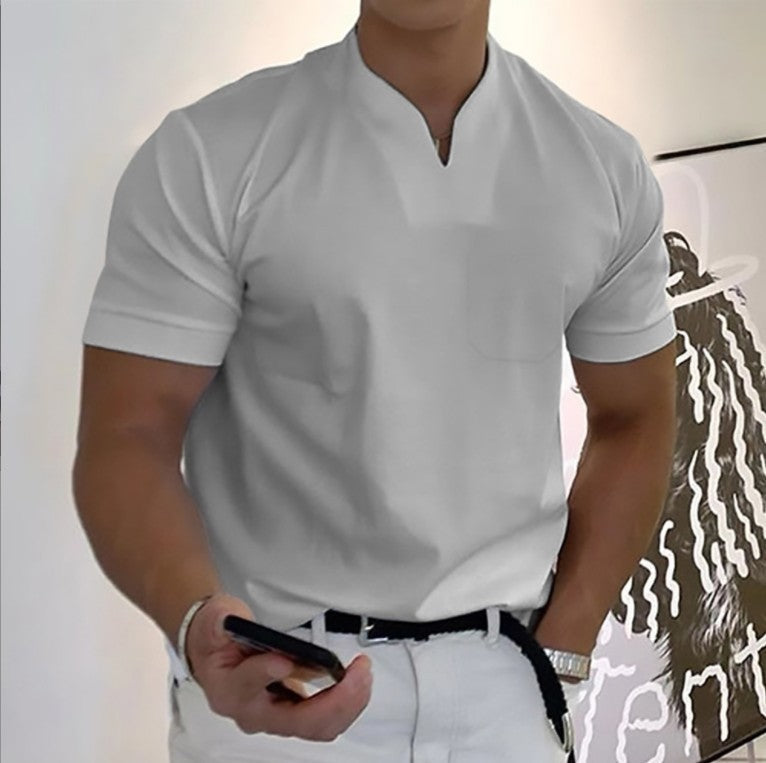 Honoré - T-Shirt da Uomo Business & Sport con Maniche Corte