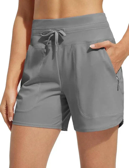 Shorts sportivi per donne – Pantaloni comodi per il tempo libero e l'allenamento con tasche