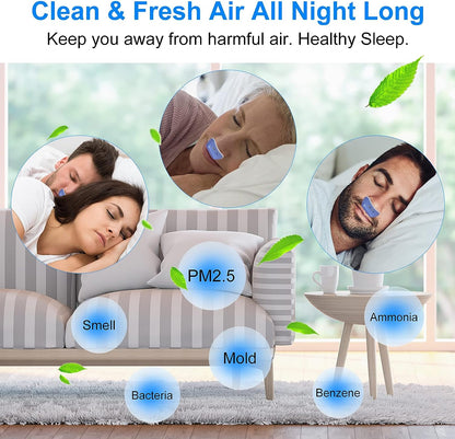 Respilux - Micro dispositivo CPAP per apnea notturna in viaggio e anti russamento – Alternativa al CPAP