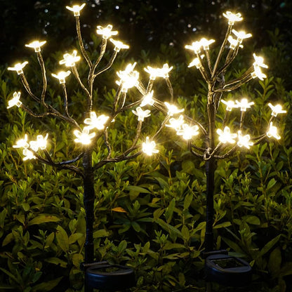 Luméa - Lampade solari per il giardino a forma di fiori di ciliegio