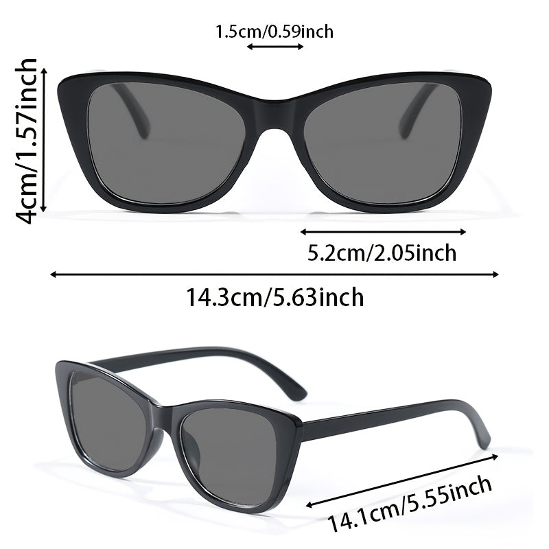 Elegante occhiali da sole Cat-Eye per donne – Protezione UV400 & Stile Streetwear senza tempo