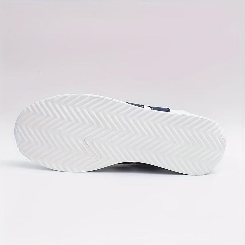 Kalyne - Eleganti Sneakers Ortopediche Bianche con Accenti Neri, Perfette per Lunghe Passeggiate e Viaggi in Città