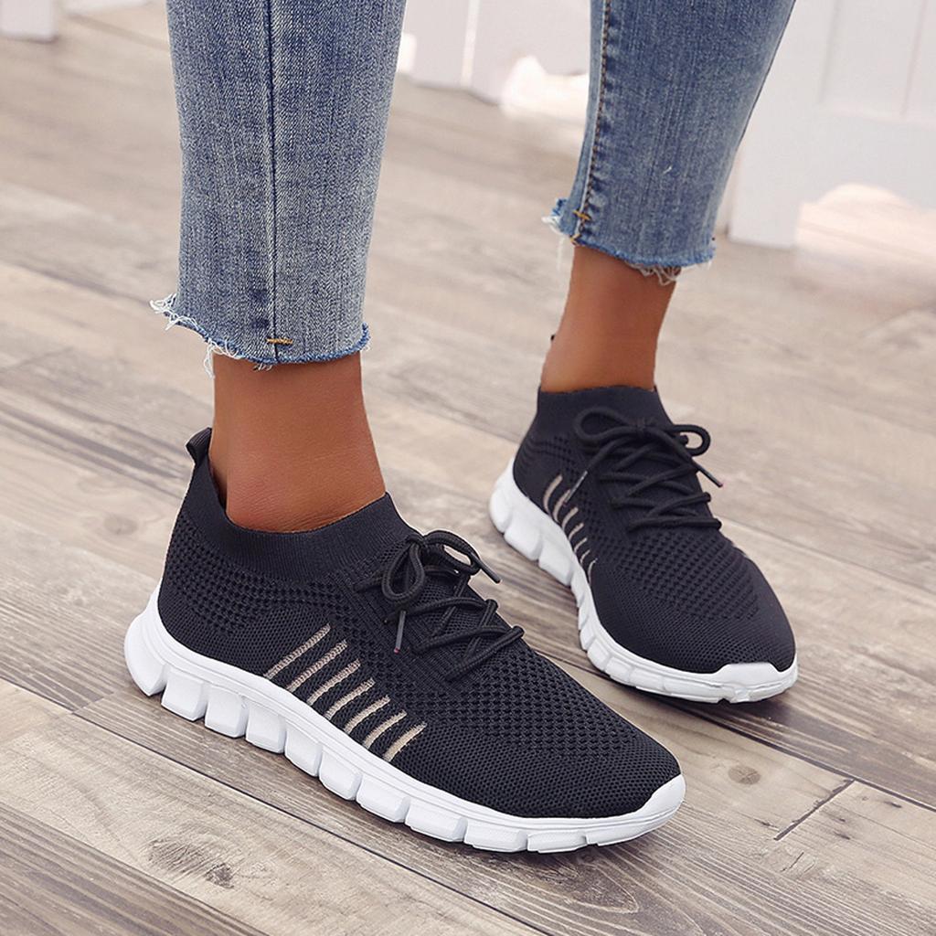 Sneaker da donna traspiranti con suola in memory – Scarpe leggere in mesh per il quotidiano e il comfort