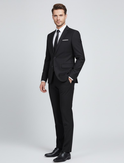 Elegante completo da uomo – Slim Fit due pezzi stiloso e senza tempo