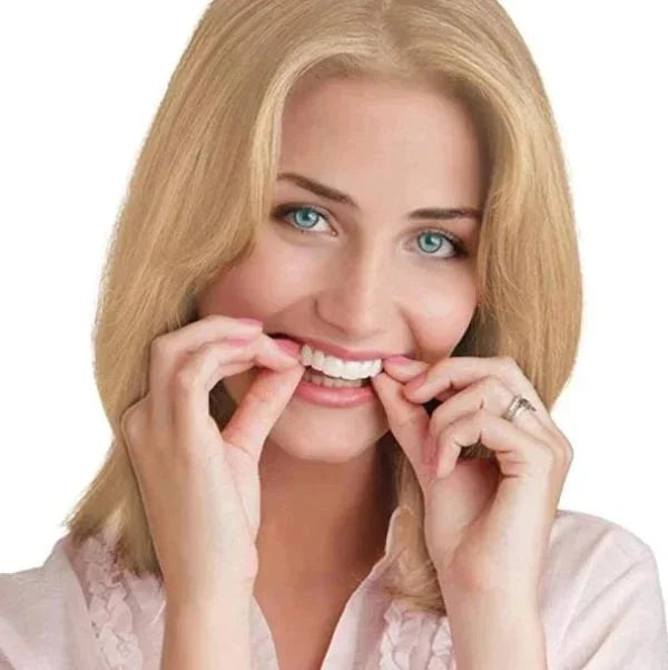 Brilliva - Clip-On Dentali Immediati per Denti Superiori e Inferiori