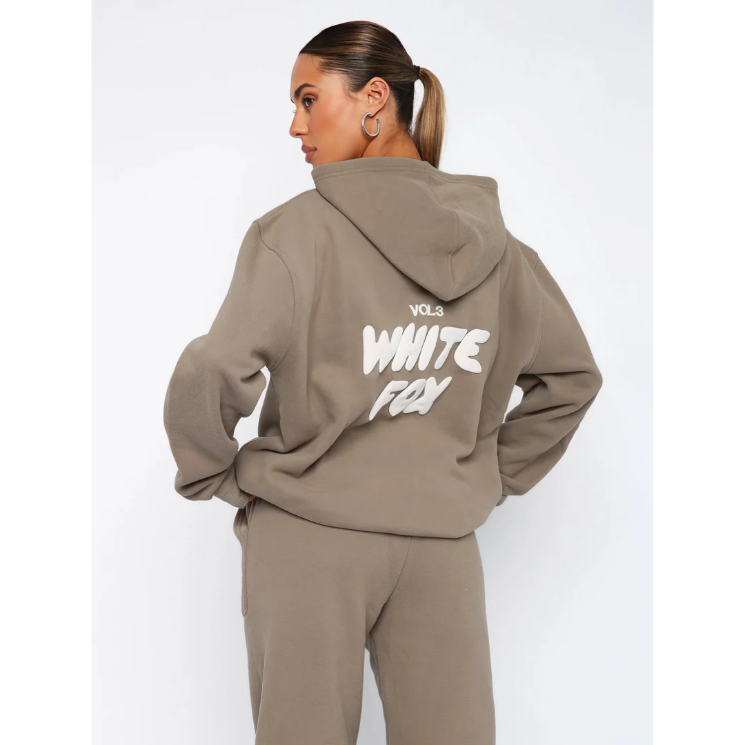 Félicie - Set di tute sportive casual per donne | Felpa con cappuccio & Pantaloni da jogging | Morbido rivestimento in fleece