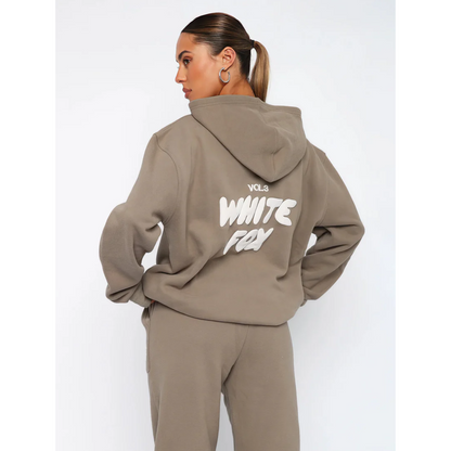 Félicie - Set di tute sportive casual per donne | Felpa con cappuccio & Pantaloni da jogging | Morbido rivestimento in fleece