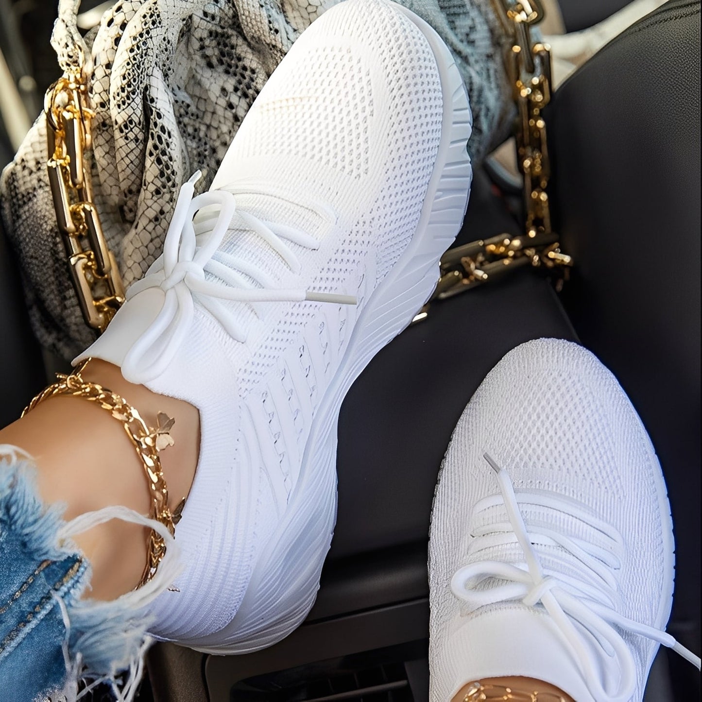 Daphnéa - Sneakers ortopediche in mesh per donne