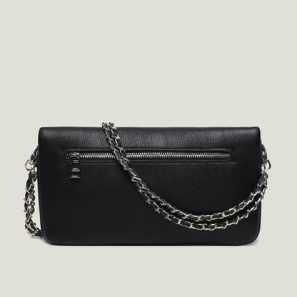 Elegante borsa a spalla con catena e design trapuntato – Borsa a tracolla stilosa per donne