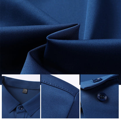 Théo - Camicia Mirabella, Antifreddo e Stretch per Primavera e Estate, Elegante per Uomini