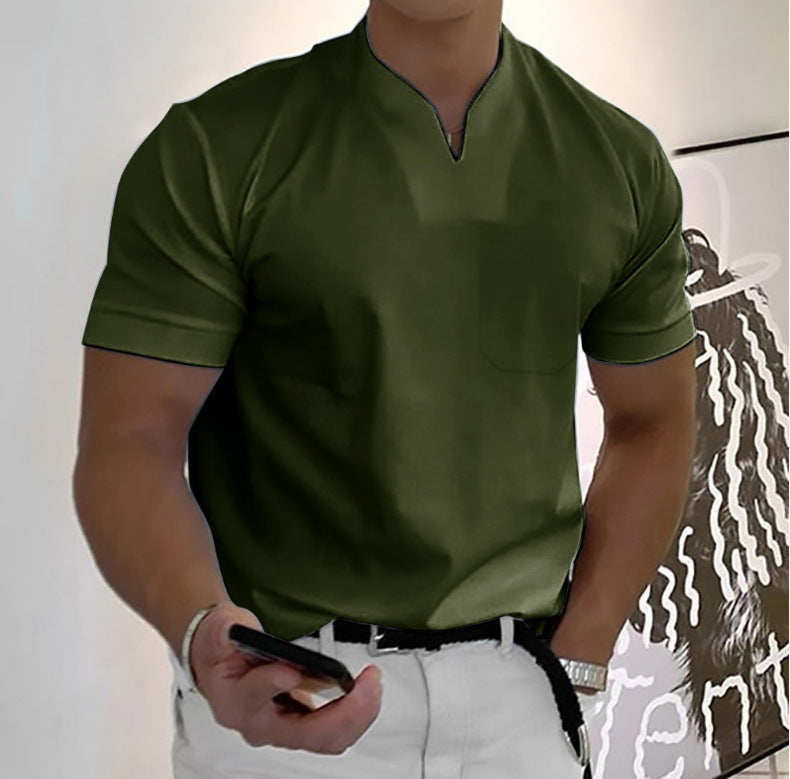 Honoré - T-Shirt da Uomo Business & Sport con Maniche Corte