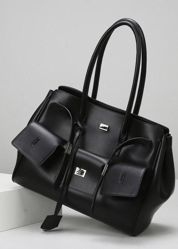 Ambrilys - Grande Shopper Classico in Pelle Vegana per Donne