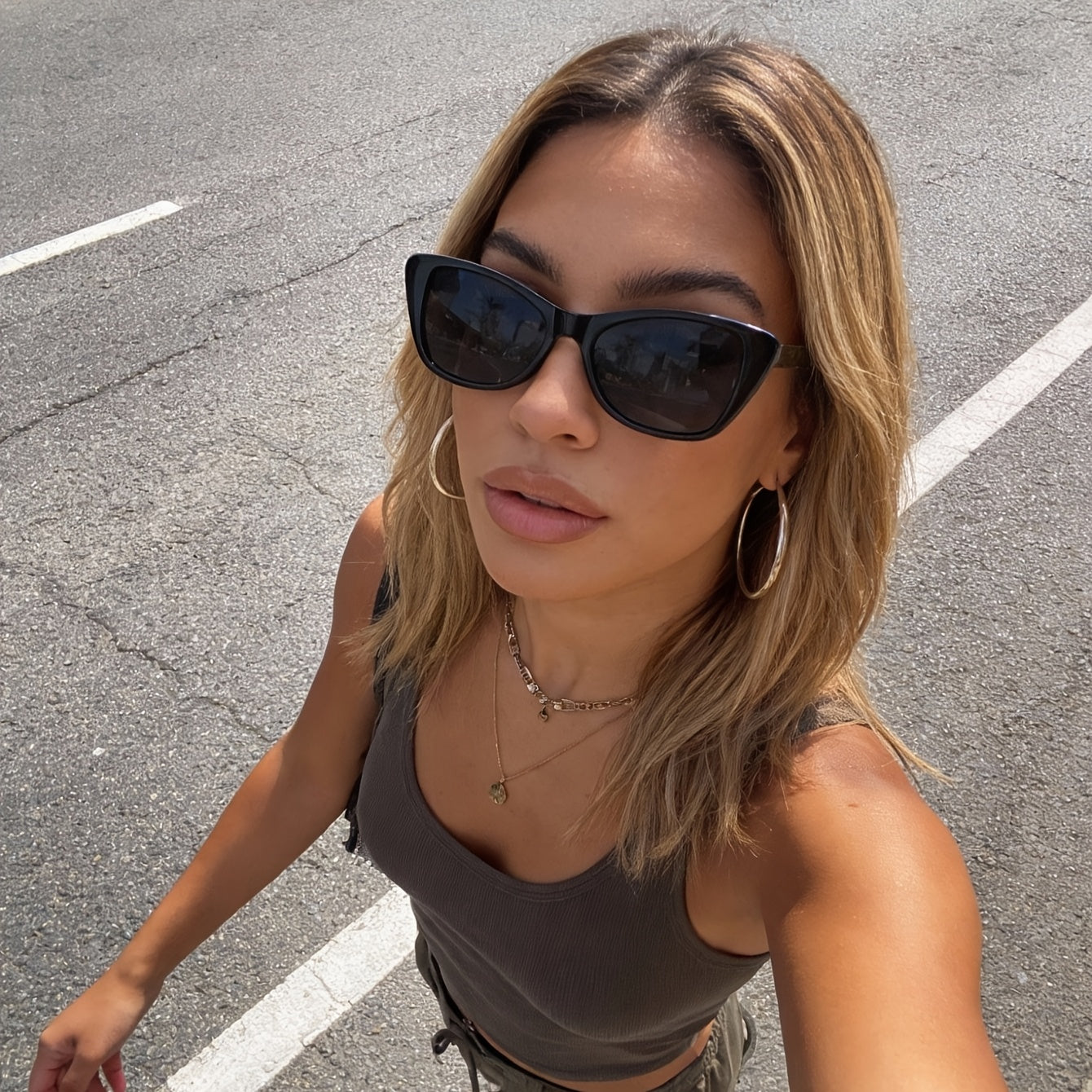 Elegante occhiali da sole Cat-Eye per donne – Protezione UV400 & Stile Streetwear senza tempo