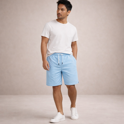 Pantaloni corti estivi casual per uomo con coulisse – Pantaloni leggeri per il tempo libero traspiranti e comodi