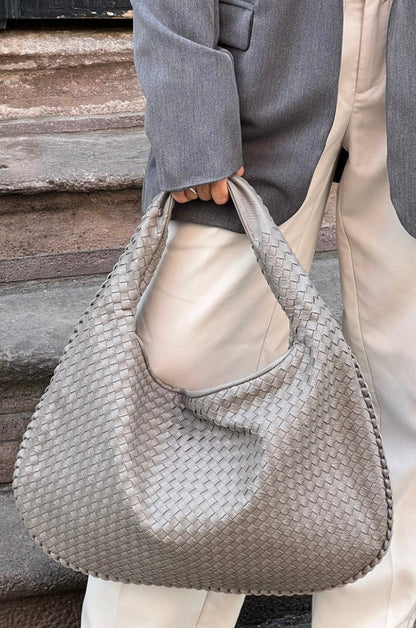 Maristelle - La borsa da shopping intrecciata indispensabile – Borsa a tracolla per donne