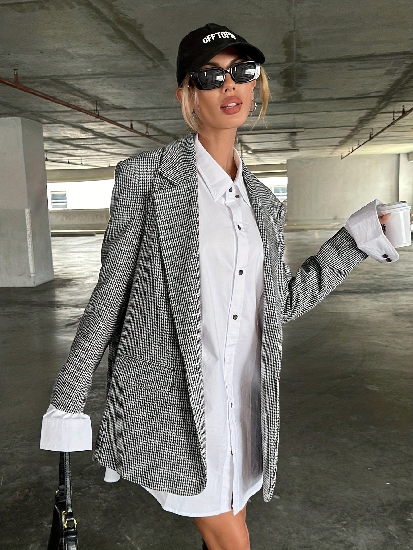 Florélie - Elegante Blazer Lungo Beige per Donne | Business Casual – Giacca Perfetta per la Primavera