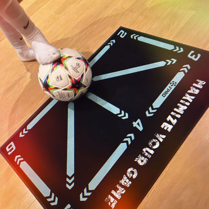 Trainix - Tappeto da allenamento professionale per calcio e programma di allenamento video interattivo
