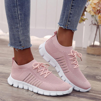 Sneaker da donna traspiranti con suola in memory – Scarpe leggere in mesh per il quotidiano e il comfort