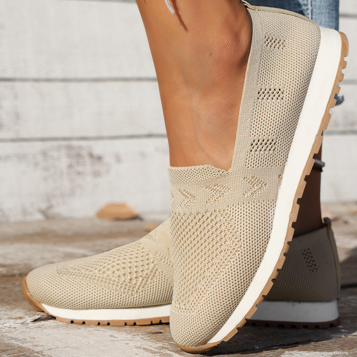 Maëvora - Scarpe Slip-On Ortopediche e Traspiranti per un Comfort Ottimale durante Lunghe Passeggiate e Gite in Città