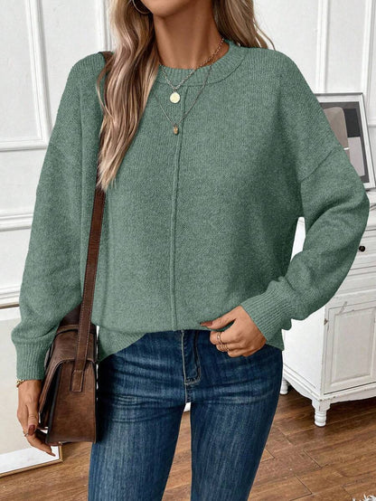 Florémyra - Maglione primaverile senza tempo in maglia leggera con maniche lunghe per donne