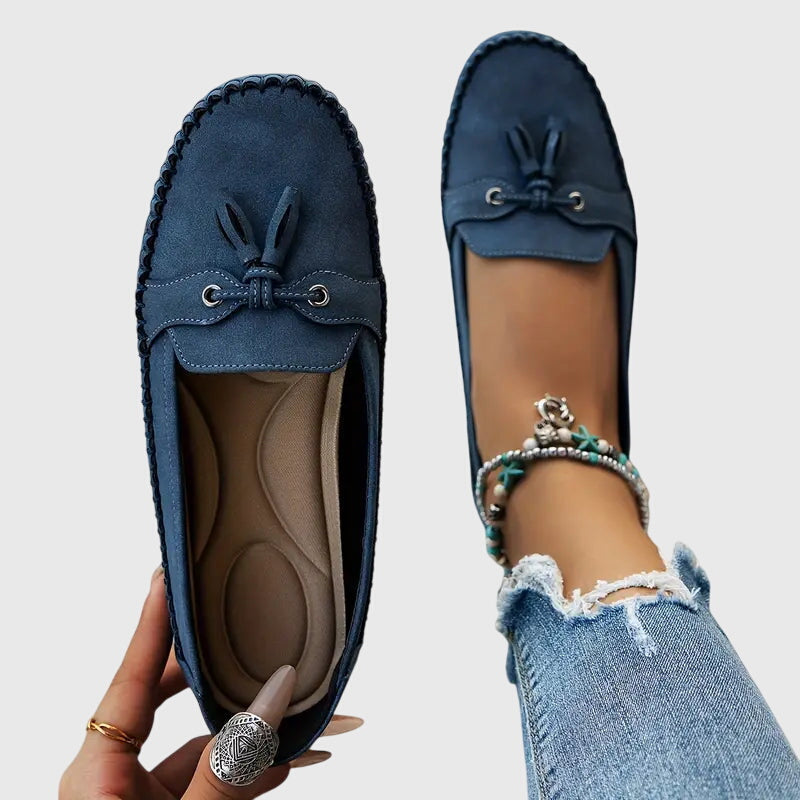 Mocassini da donna comodi in camoscio – Scarpe slip-on leggere per la vita quotidiana e il tempo libero