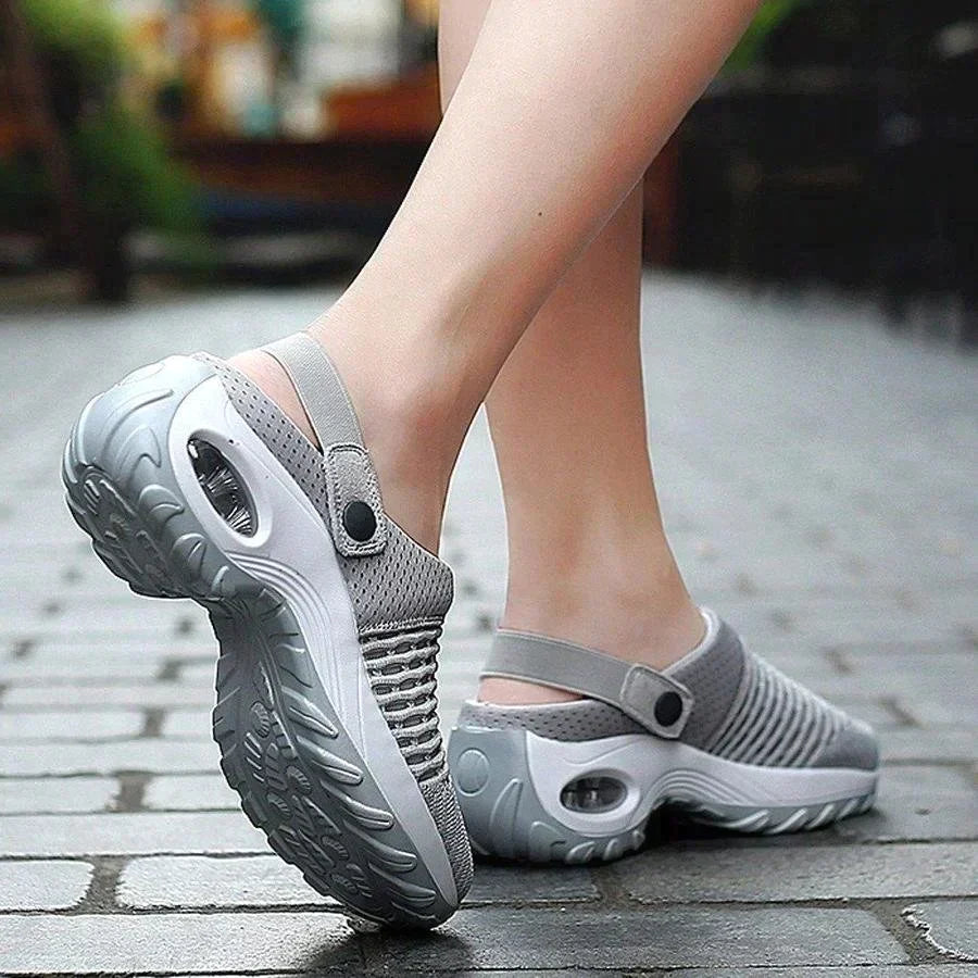 Clogs ortopedici da donna con cuscinetto d'aria – Pantofole traspiranti e confortevoli per il tempo libero e la vita quotidiana