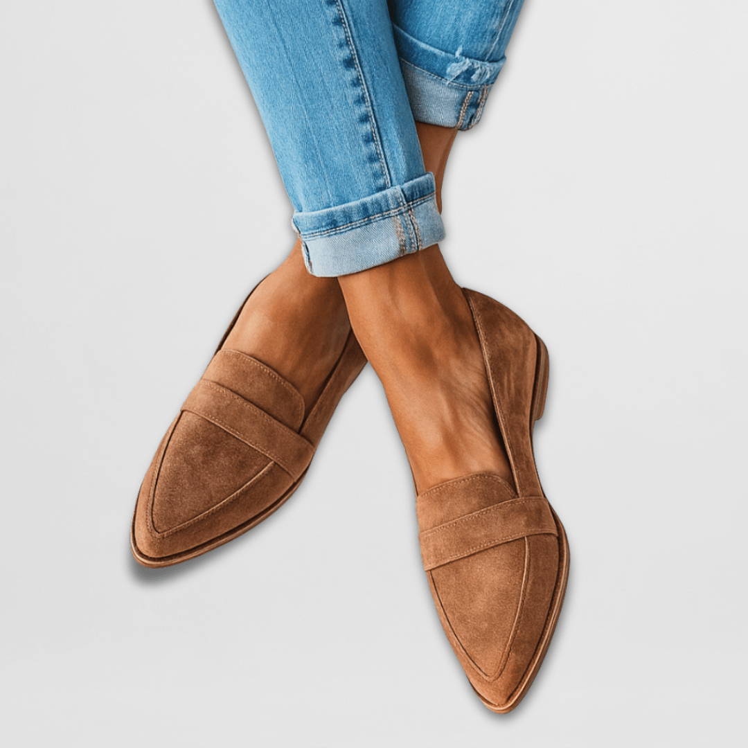 Elegante Mocassino con punta affusolata – Scarpe Slip-On comode per donne nella vita quotidiana e nel business