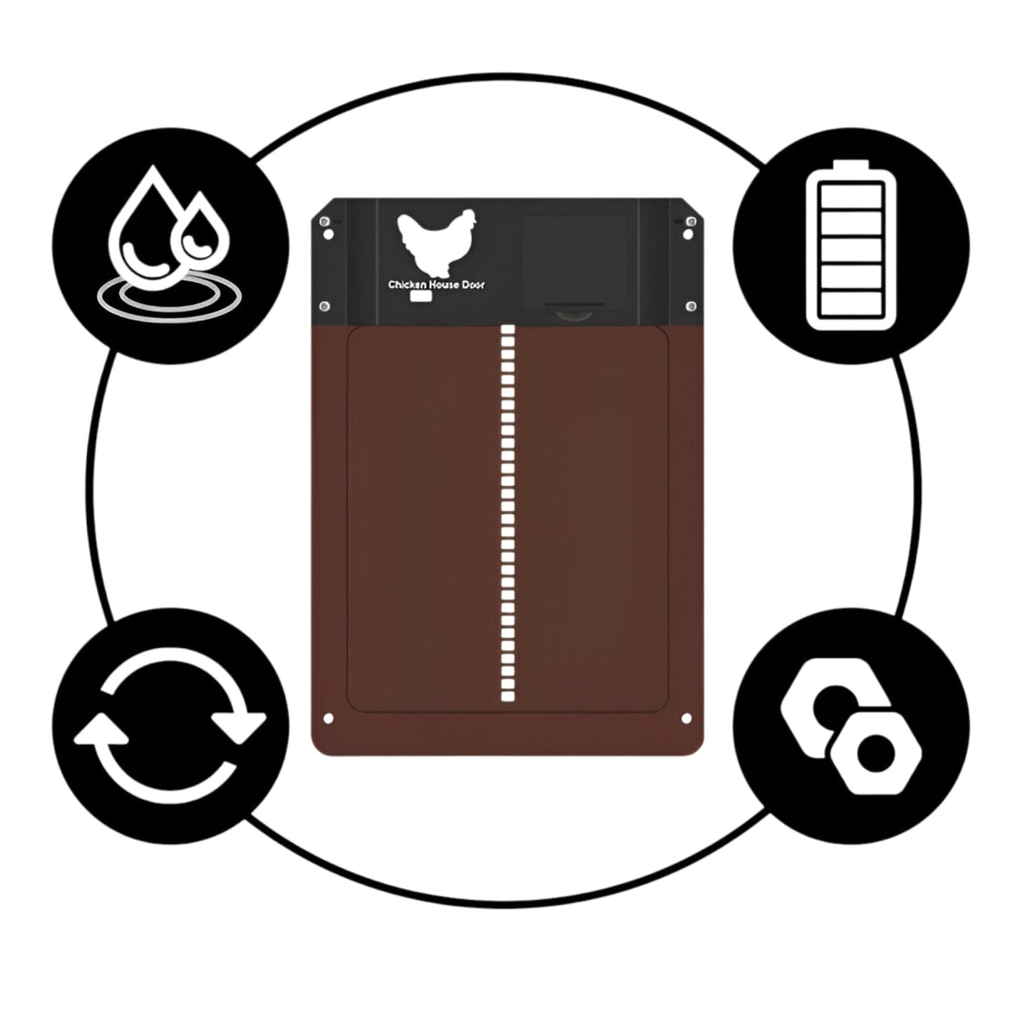 PouleSécur - Porta automatica per polli