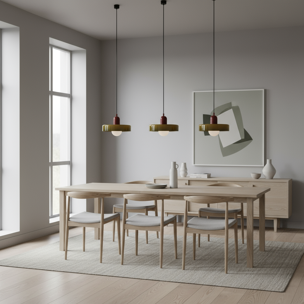 AtmosColor - Lampada a sospensione in vetro colorato
