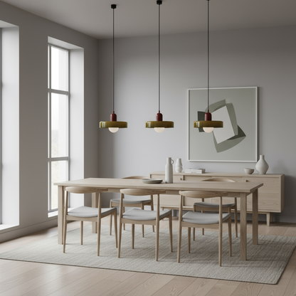 AtmosColor - Lampada a sospensione in vetro colorato