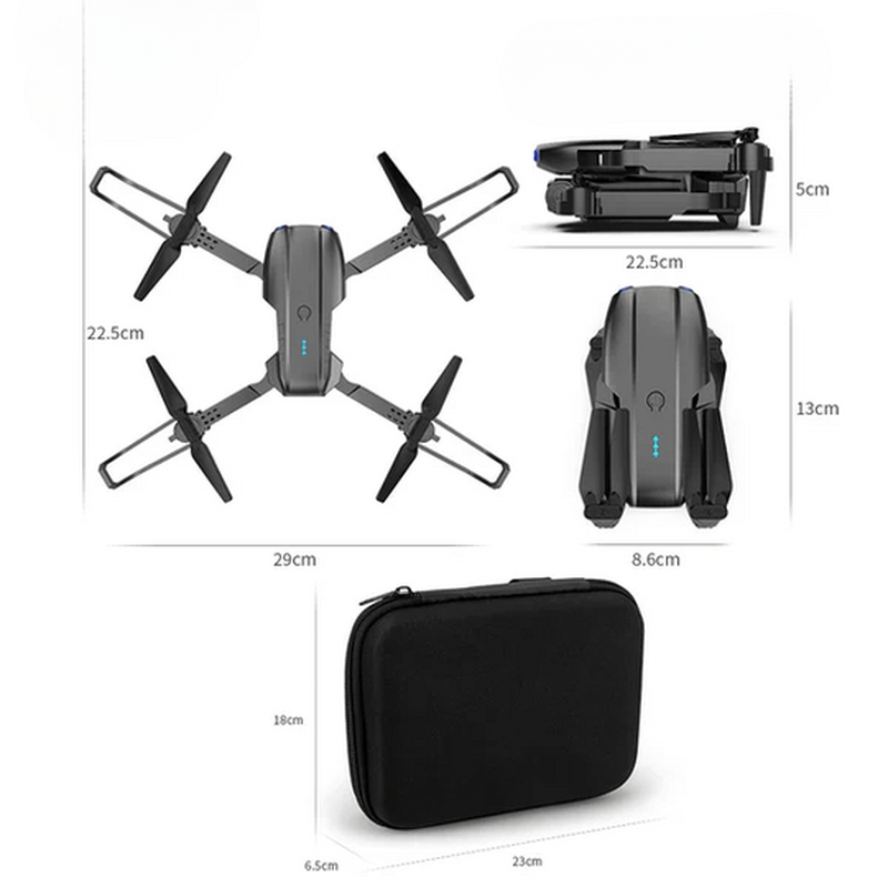 Voléra - Drone con fotocamera 4K UHD e lunga durata della batteria