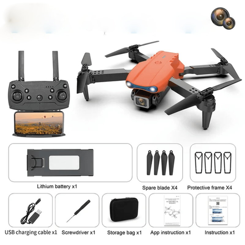 Voléra - Drone con fotocamera 4K UHD e lunga durata della batteria