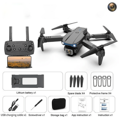 Voléra - Drone con fotocamera 4K UHD e lunga durata della batteria