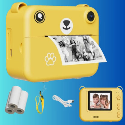Printivie - Macchina fotografica digitale per bambini PrintIt con stampa istantanea per l'estate