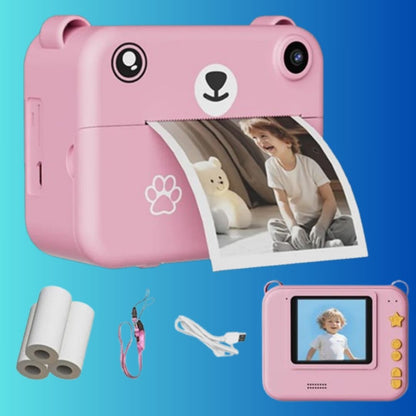 Printivie - Macchina fotografica digitale per bambini PrintIt con stampa istantanea per l'estate