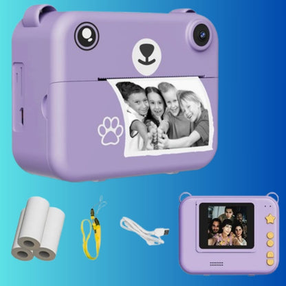 Printivie - Macchina fotografica digitale per bambini PrintIt con stampa istantanea per l'estate