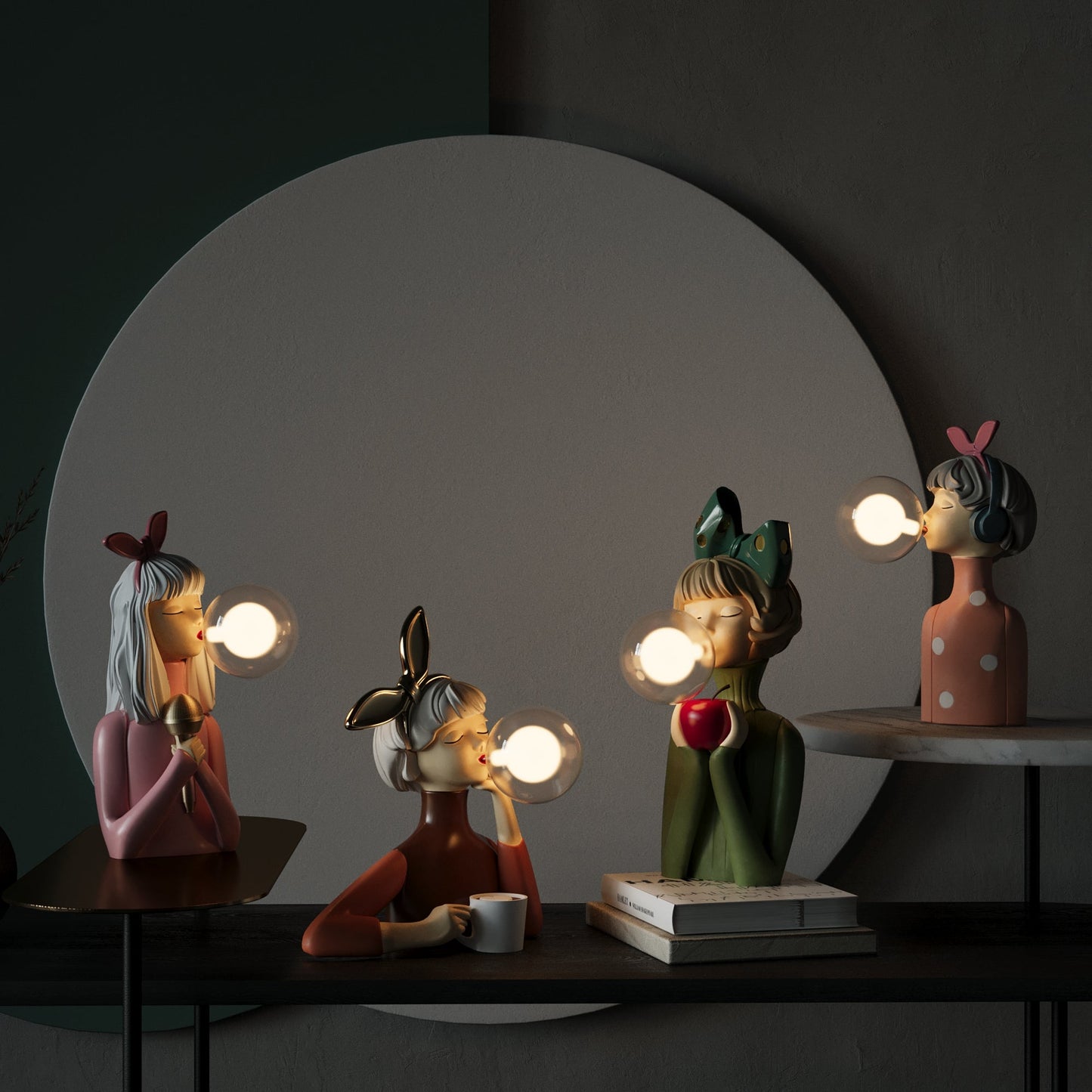 TwinkleSisters | Lampada da tavolo