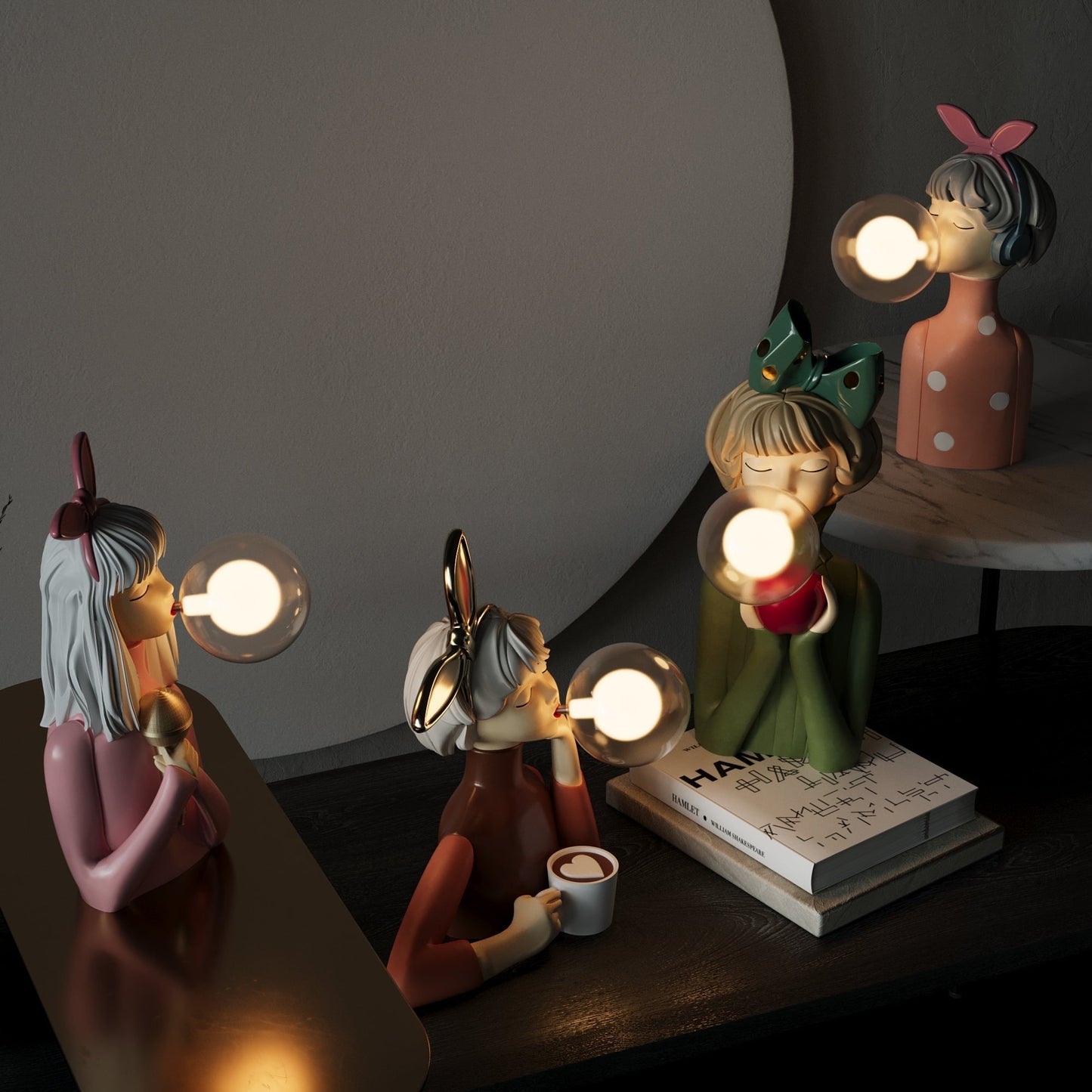 TwinkleSisters | Lampada da tavolo