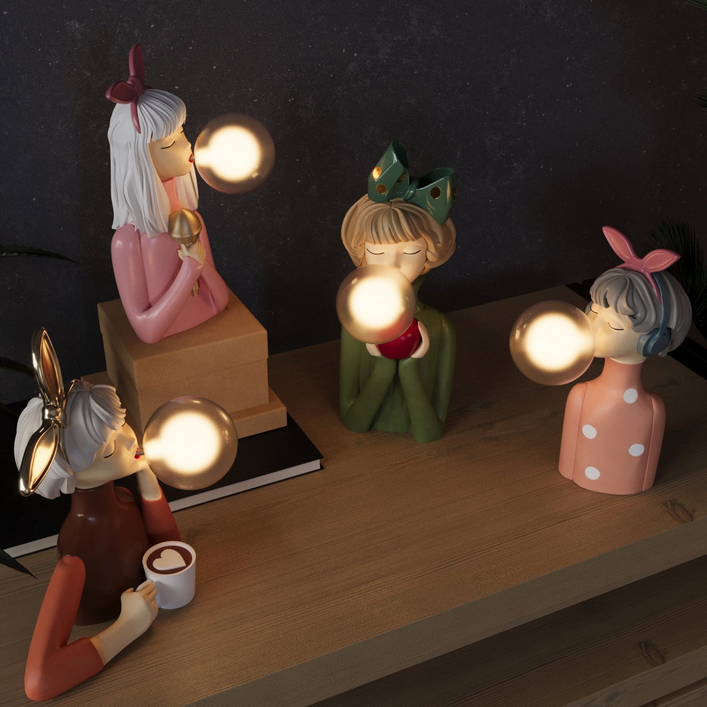 TwinkleSisters | Lampada da tavolo