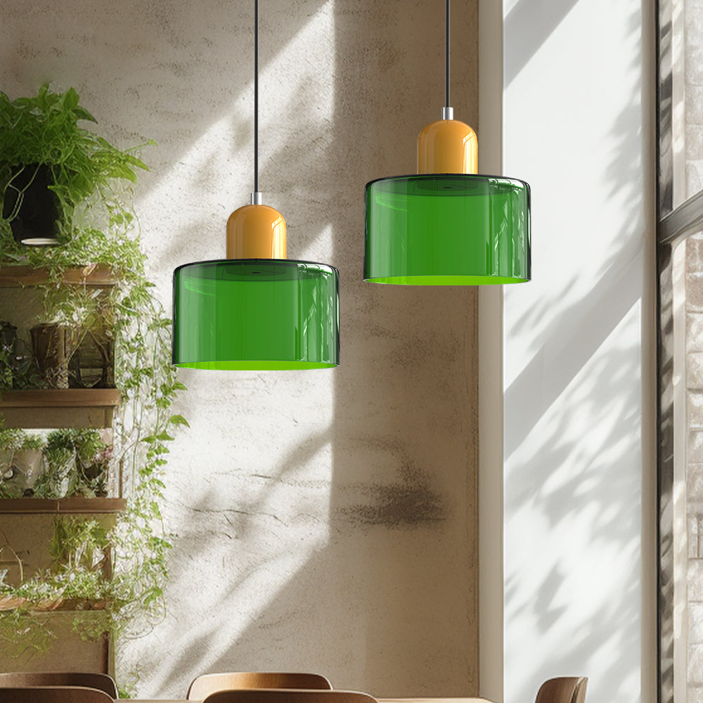 BauLume - Lampada a sospensione Bauhaus in vetro