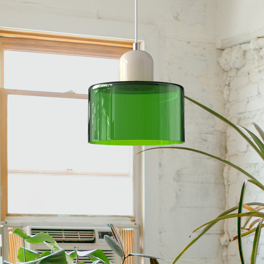BauLume - Lampada a sospensione Bauhaus in vetro
