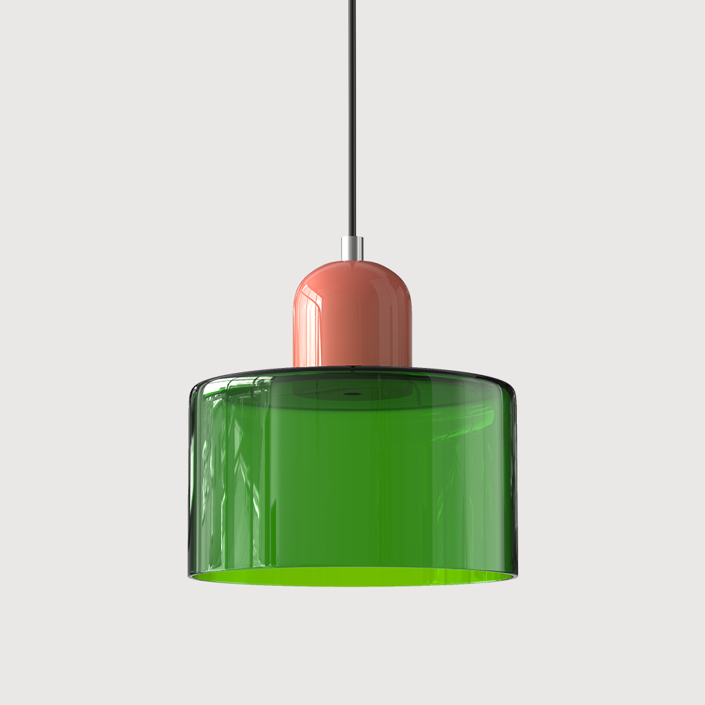 LumièreCristal - Lampadario in vetro colorato