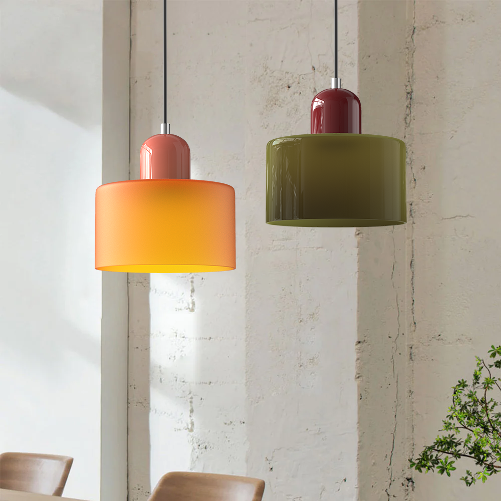 LumièreCristal - Lampadario in vetro colorato
