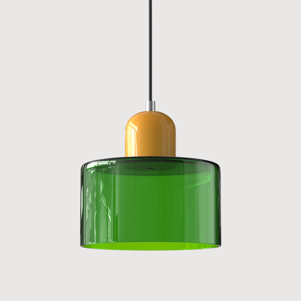 LumièreCristal - Lampadario in vetro colorato